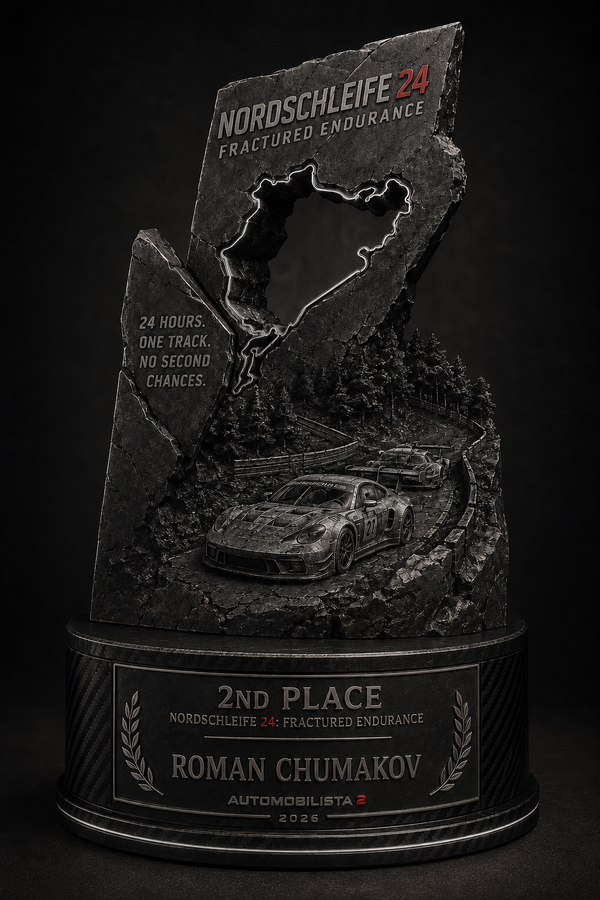 Награда 2-е место NORDSCHLEIFE 24: FRACTURED ENDURANCE 2026