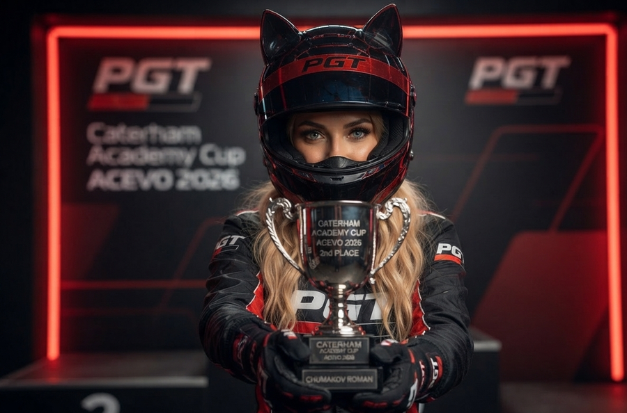 Награда 2-е место Caterham Academy Cup ACEVO 2026