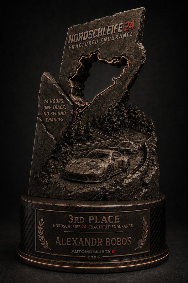 Награда 3-е место NORDSCHLEIFE 24: FRACTURED ENDURANCE 2026